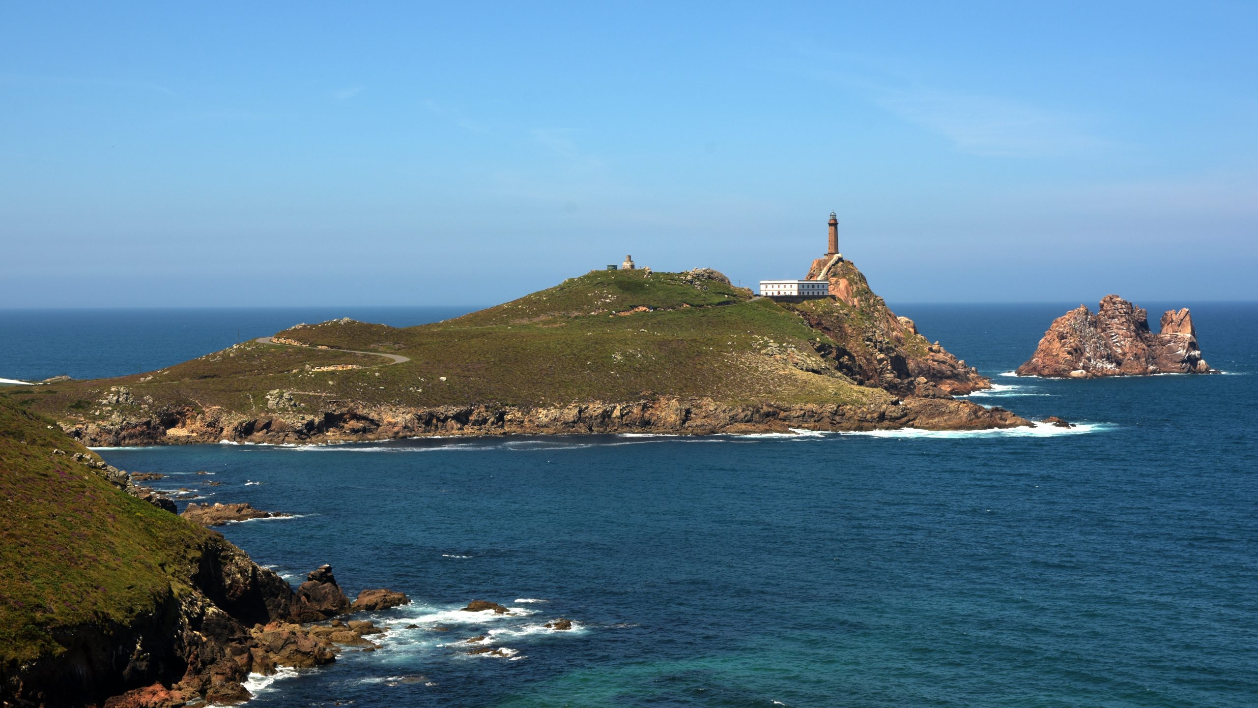 lighthouse galicia Galician beaches and coast line